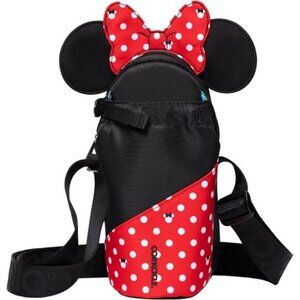 ⚡Corkcicle Polka Dot Red Crossbody Water Bottle Sling Bag Adjustable Strap